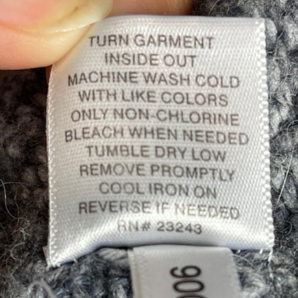 NEW YORK & COMPANY | Women's Gray Button Front Chunky Cardigan | Size M - Picture 10 of 12